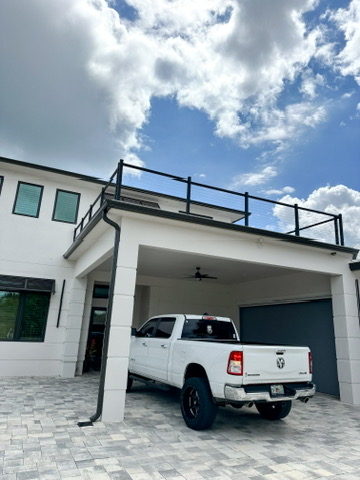 Custom home exterior in Southwest Florida by Premier Magnolia Homes