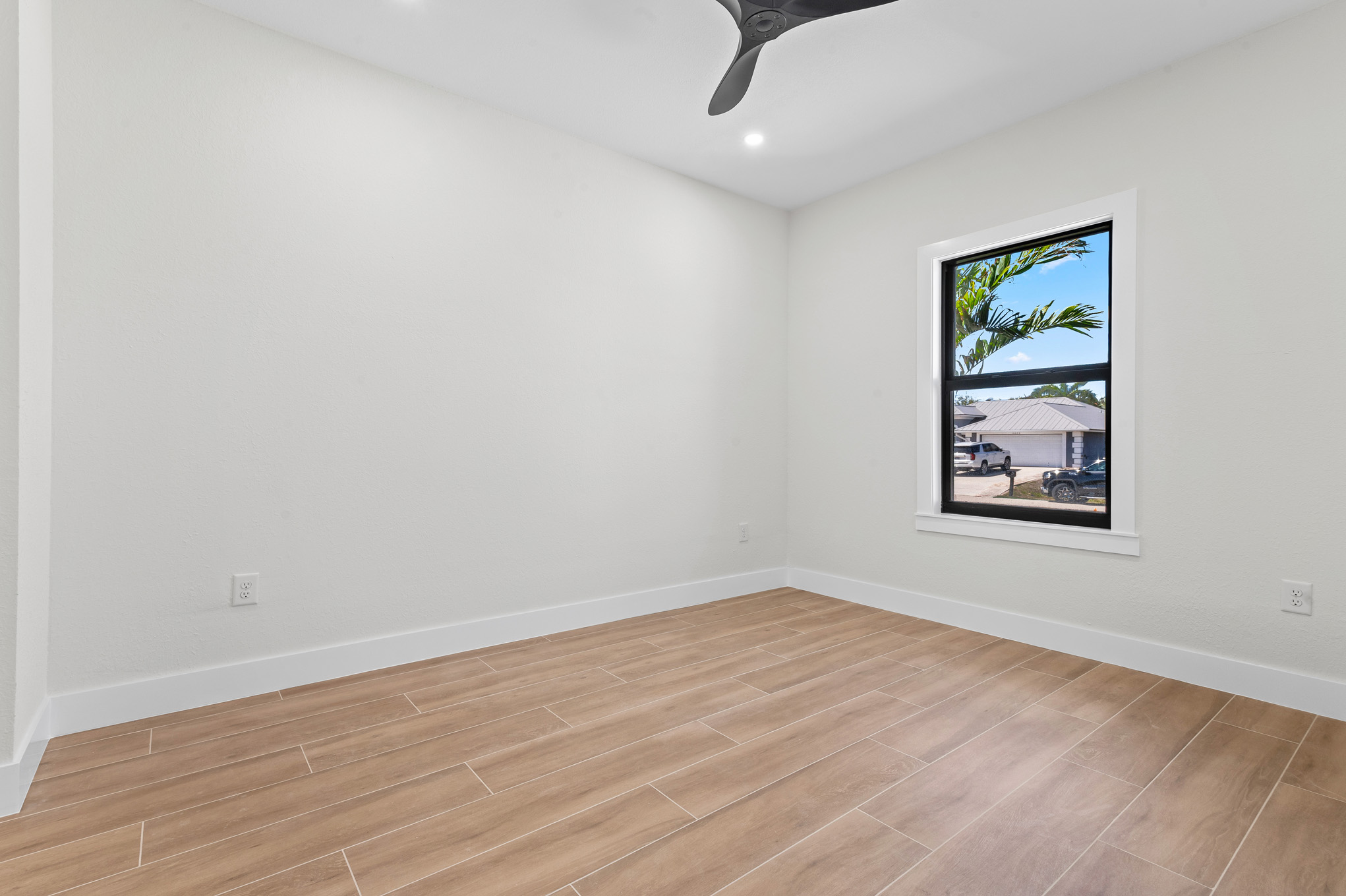 Hallway with bathroom