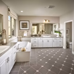 modern remodeled bathroom