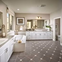 modern remodeled bathroom