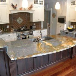 modern granite kitchen counter top
